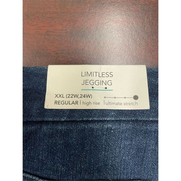 NWT Maurices Limitless Jeggings High Rise Button Fly Jeans Size XXL Regular - Picture 4 of 10